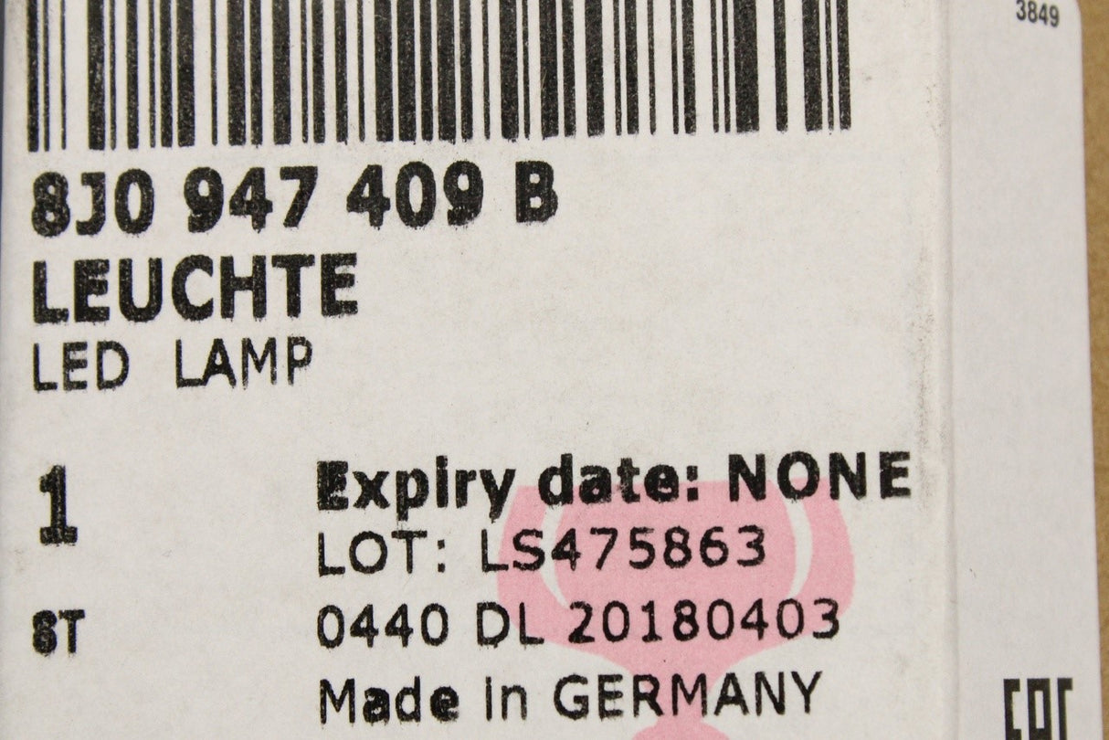 VW Audi Skoda SEAT LED luggage boot compartment light 8J0947409B