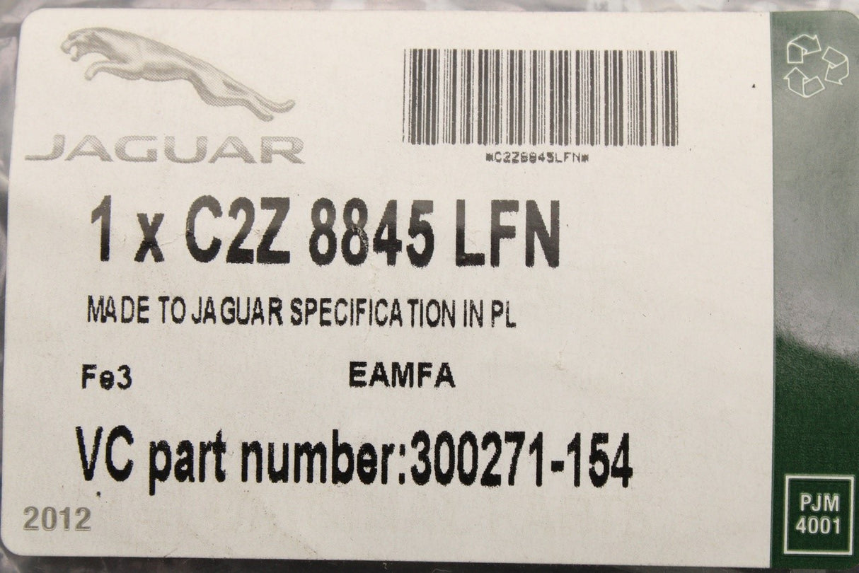 Jaguar XF 2009-2015 RHD premium carpet floor mat set C2Z8845LFN