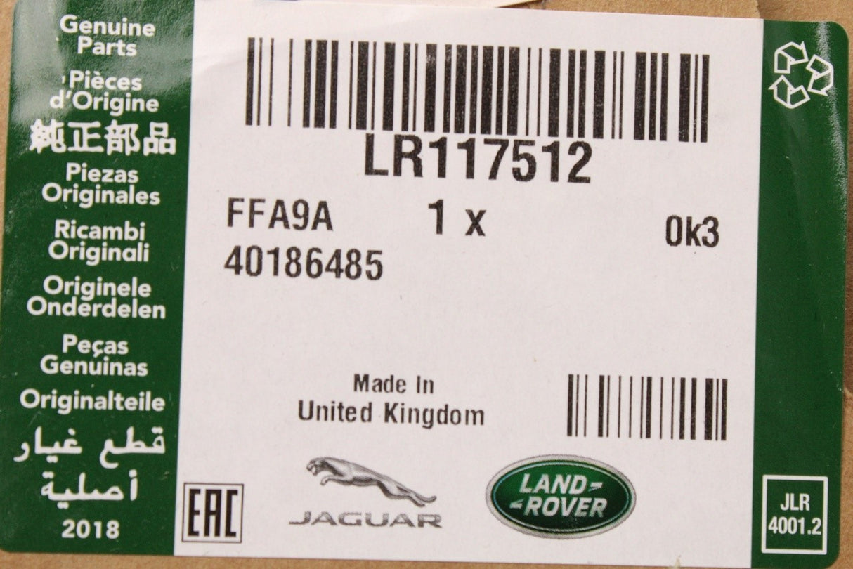 Range Rover L405 2013-22 lower front bumper splitter plate LR117512