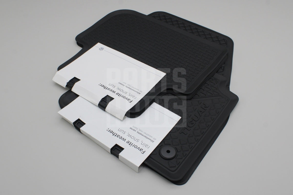 VW Tiguan 2016-24 rubber floor mats set (front & rear) 5NC061502 82V