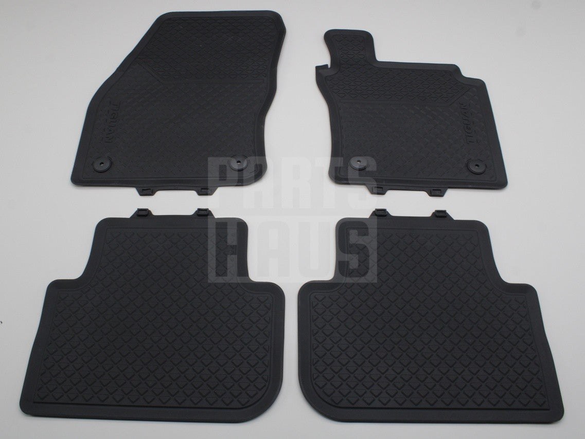 VW Tiguan 2016-24 rubber floor mats set (front & rear) 5NC061502 82V