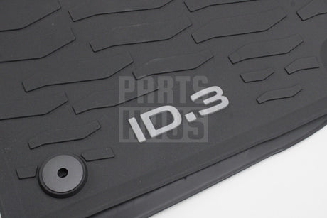 VW ID.3 2020-on front rubber floor mats RHD 10C061502 82V