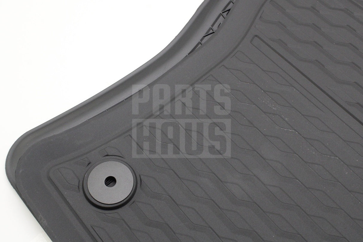 VW Arteon 2017-on front rubber all weather floor mats RHD 3G8061541 82V