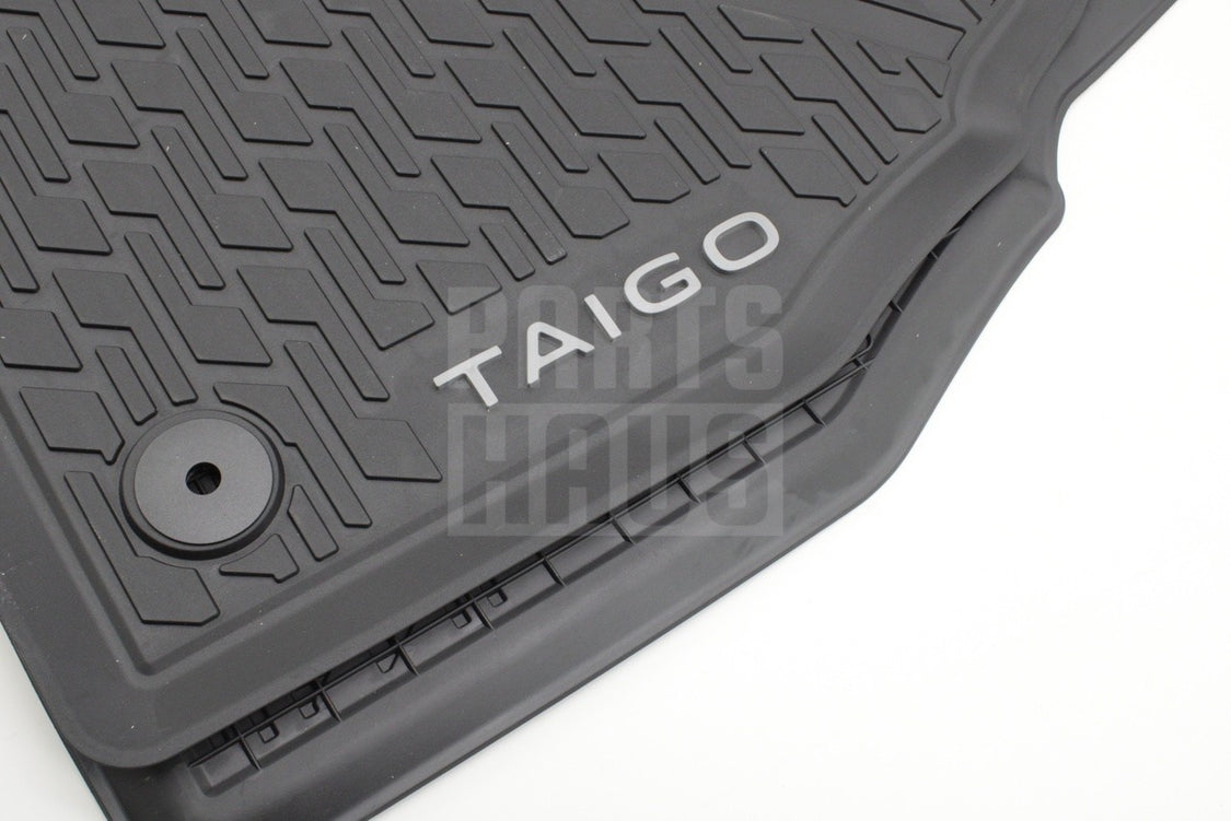 VW Taigo 2022-on front and rear rubber floor mats set 2G8061502 / 512