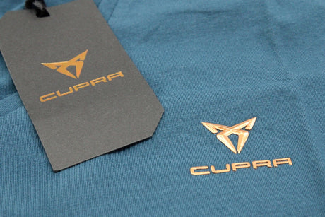 Cupra womens t-shirt petrol blue (large) 6H1084211C IAS