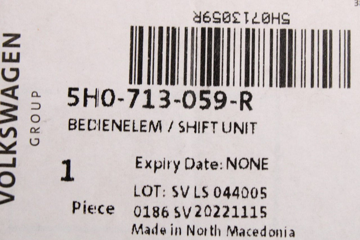 VW Golf MK8 2020-on automatic gear shift selector mechanism 5H0713059R