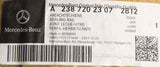 Mercedes-Benz E-Class lower door window seal (silver) A2387202307 2B12