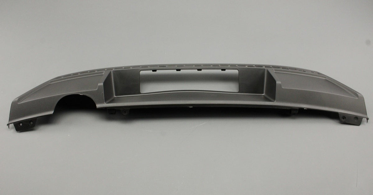 SEAT Ibiza 18-on rear bumper trim cover diffuser (black) 6F0807568E 9B9, view 1