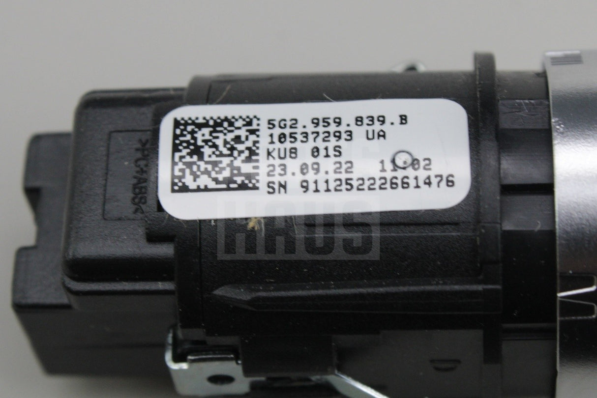 VW T-Roc 2018-2026 RHD engine start/stop switch 5G2959839B 3Q7