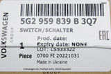 VW T-Roc 2018-2026 RHD engine start/stop switch 5G2959839B 3Q7