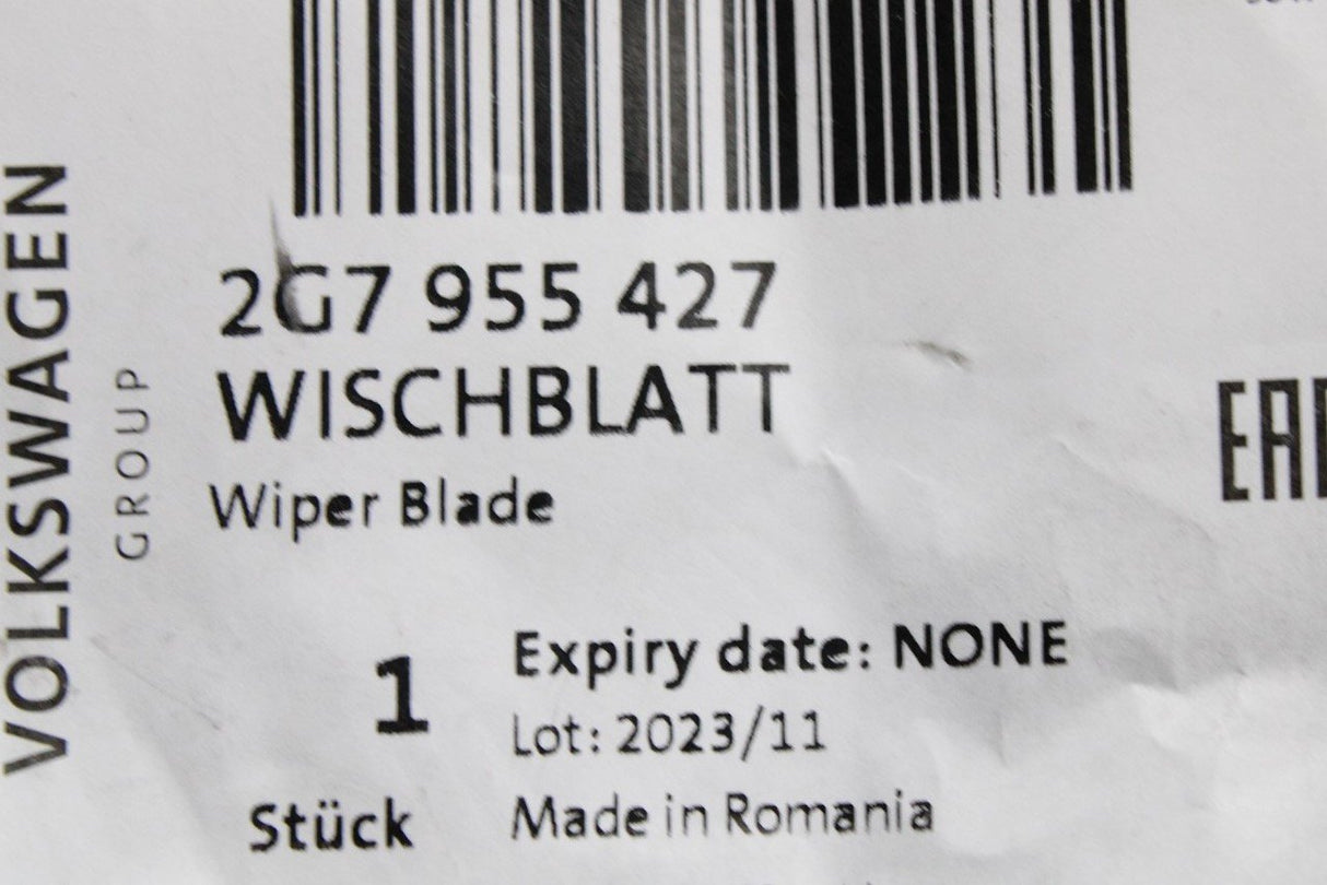 VW Taigo 2022-on aero wiper blade (rear) 2G7955427