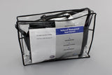 VW Transporter T6 2nd Row tip seat offside cover in black ZGB7HE062027