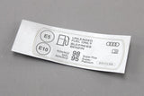 Audi A3 TT RSQ3 TTRS fuel filler tank petrol warning sticker 8V5010508