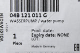 VW Polo 6C Audi Skoda Fabia SEAT 15-on water pump (1.4 TDI) 04B121011G
