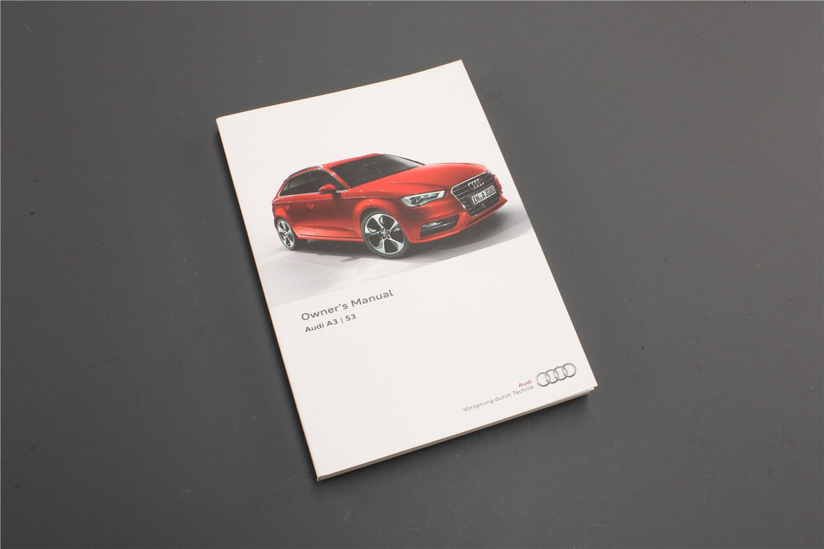 Audi A3 S3 8V 2013-2017 owners manual handbook 1555618V020, view 1