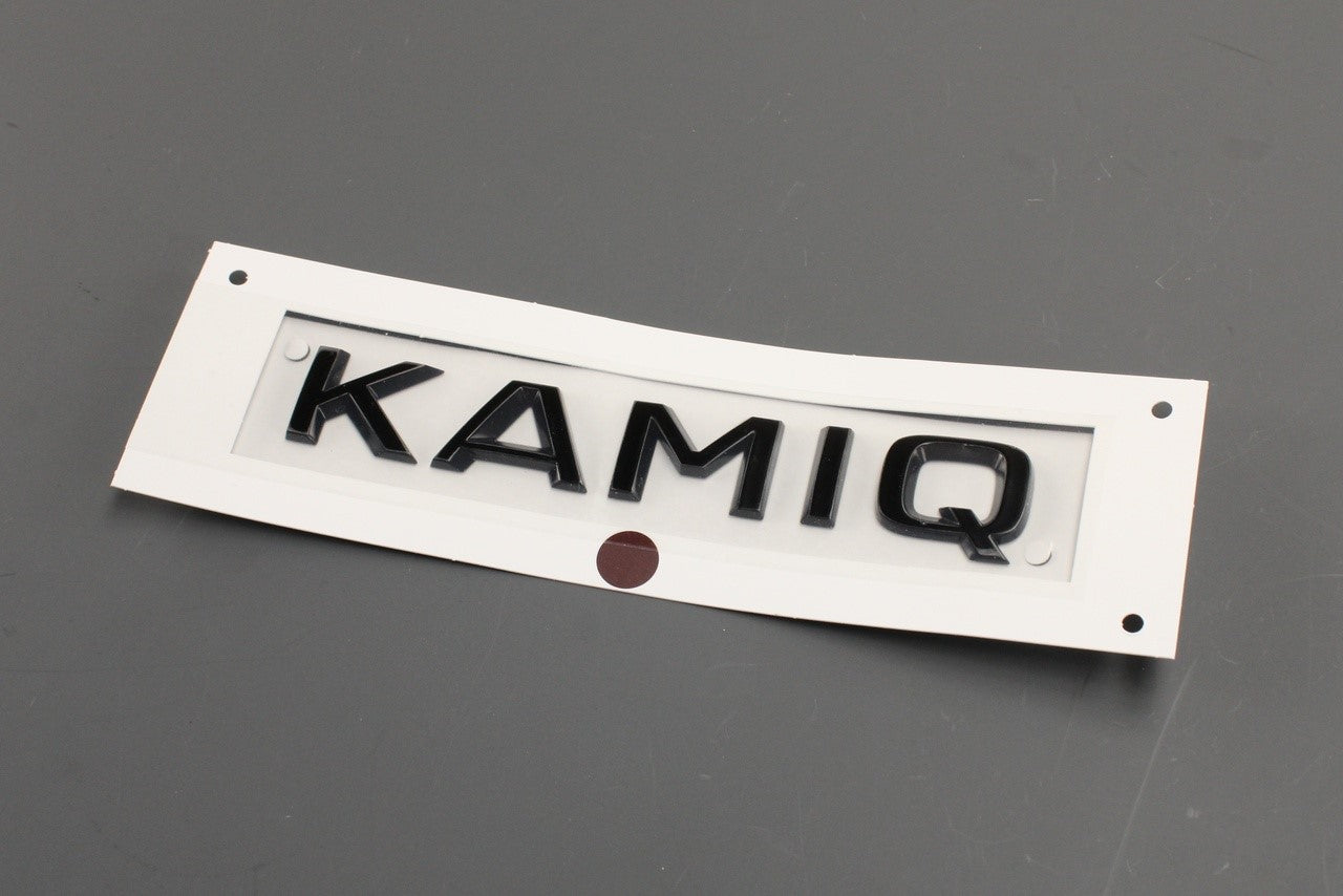 Skoda Kamiq 2019-on rear boot lid lettering badge (black