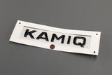 Skoda Kamiq 2019-on rear boot lid lettering badge (black) 658853687E 041