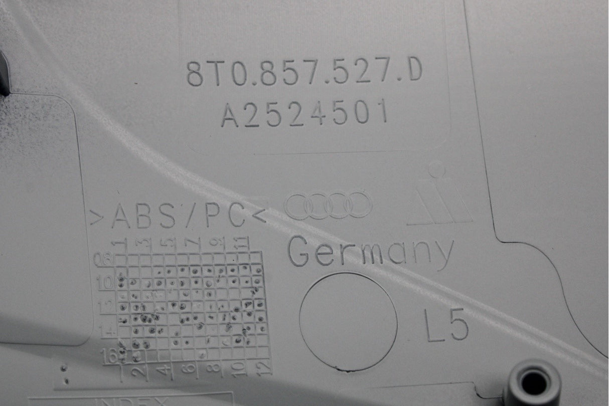 Audi A3 A4 A5 A6 RS6 A8 Q3 wing mirror cover cap (left) 8T0857527D GRU