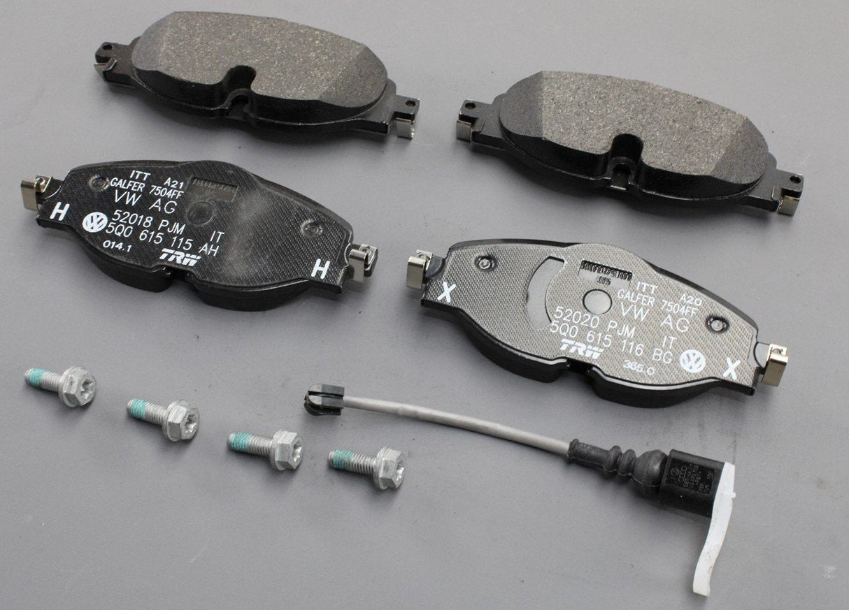 VW Audi Skoda SEAT brake pad set 312x25mm (front) 5Q0698151F
