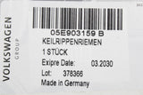 VW Audi Skoda SEAT CUPRA 1.0 1.5 TSI auxiliary poly v-belt 05E903159B