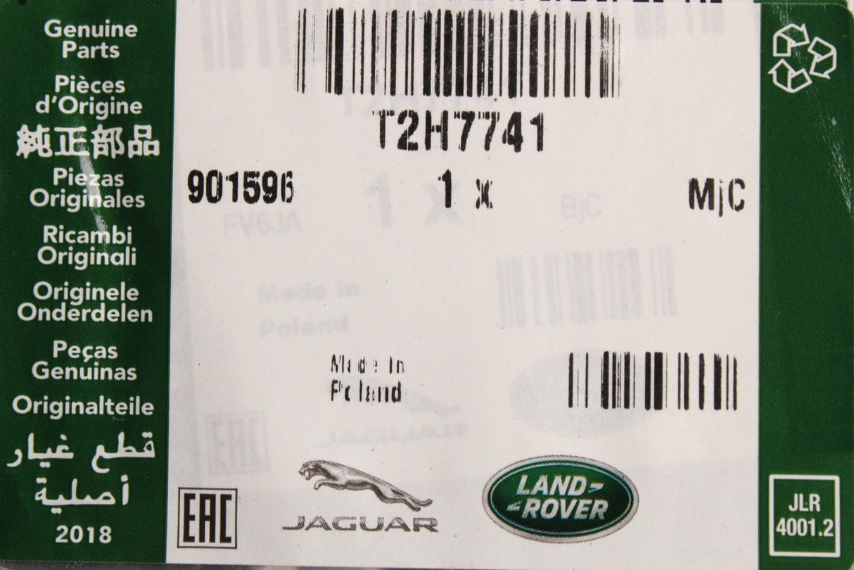 Jaguar XF 2016-on RHD rubber floor mat set (RWD) T2H7741