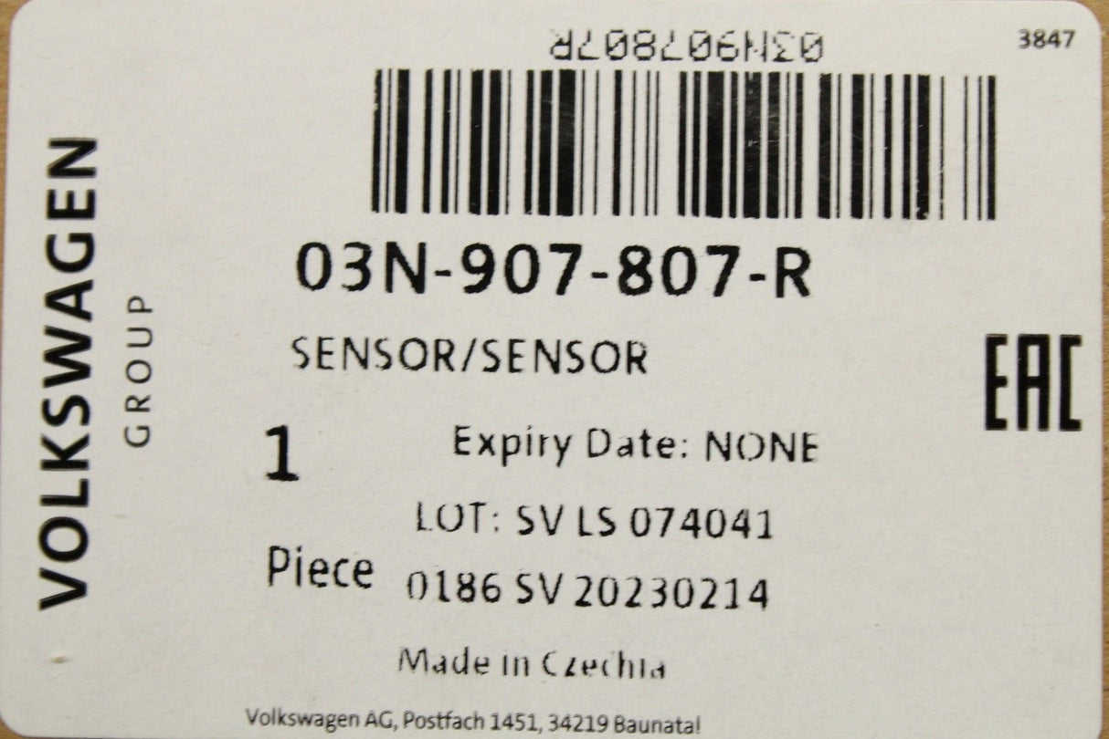 VW Arteon Passat 2017-on NOx sensor (2.0 TDI) 03N907807R