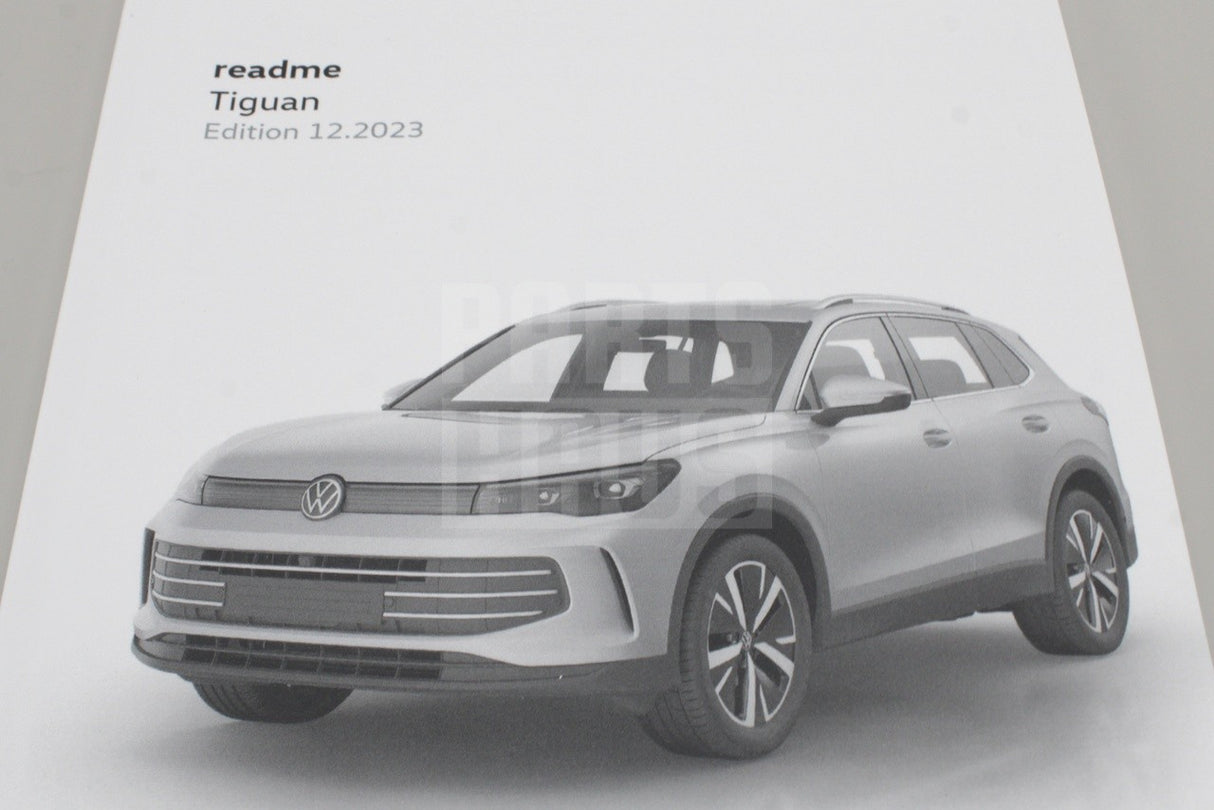 VW Tiguan 2024-on read me owners manual 571012820AB