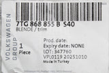 VW Transporter 2025-on seat belt guide trim (rear left) 7TG868855B S40