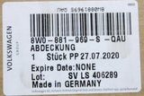 Audi A4 S4 RS4 A5 S5 2016-Onward Seat back cover (Black) 8W0881969SQAU