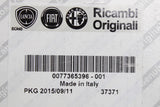 Fiat brake pad set (front) 77365396