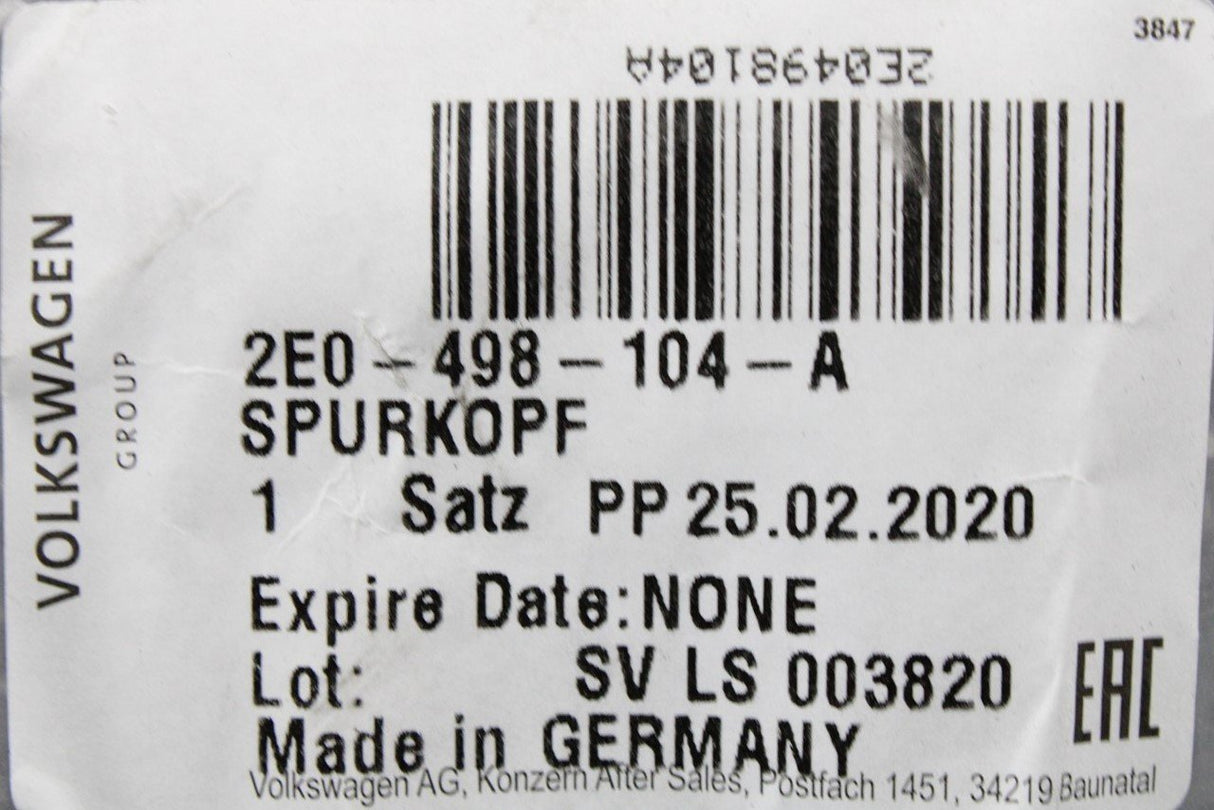 VW Crafter 2006-16 tie/track rod end (left or right) 2E0498104A