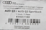 Audi Q3 2025-on luggage compartment boot liner 83H061180
