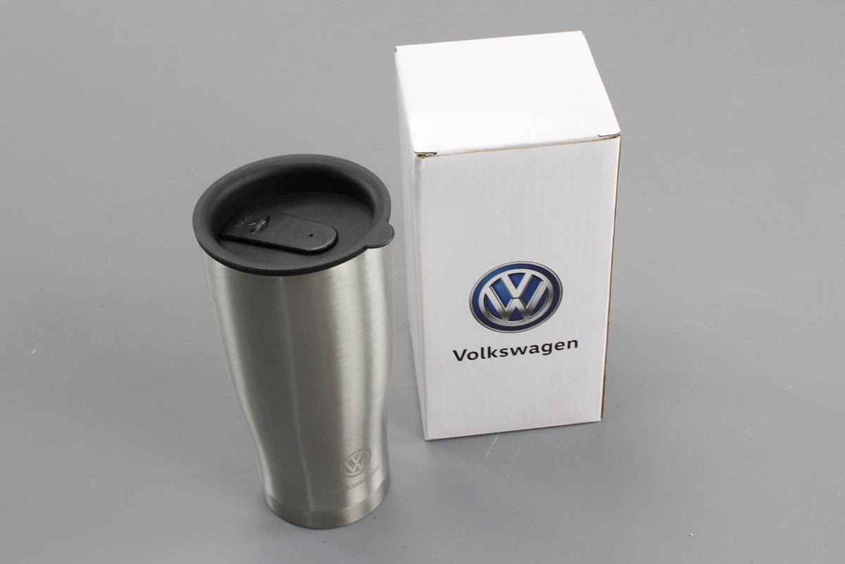 VW Volkswagen stainless steel thermal mug 000069604H, view 1