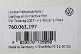 VW Touareg 2018- rear bumper load edge protection film (clear) 760061197