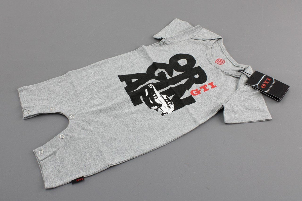 VW Volkswagen Golf GTI babygrow romper grey (9-12months) 5GD084401A RJ1, view 1