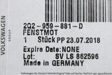 VW Polo AW SEAT Ibiza 2018-On Window motor (Front right-RHD) 2Q2959881D