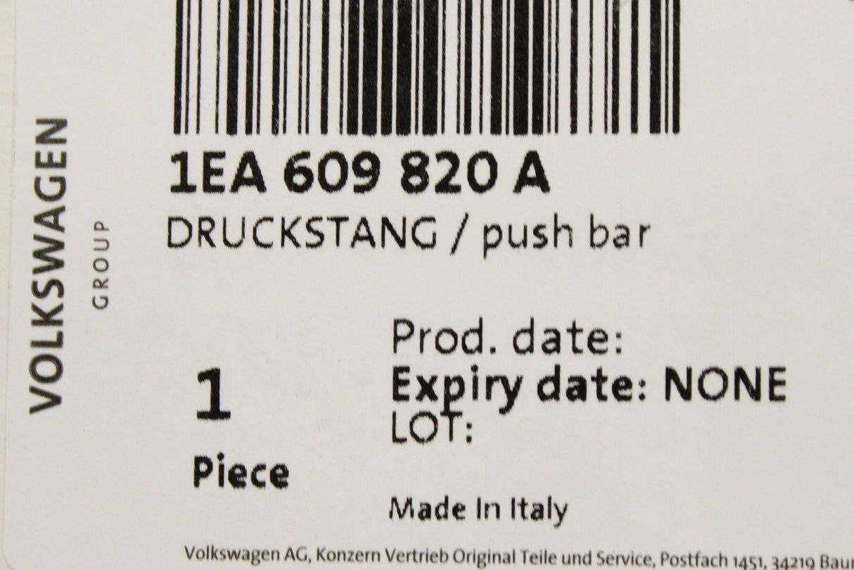 VW ID.3 Cupra Born 2020-on brake shoe push rod (rear right) 1EA609820A