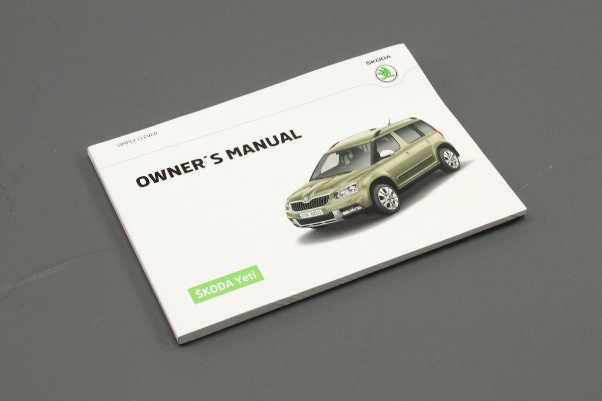 Skoda Yeti 2014-2018 owners manual booklet S9056102620