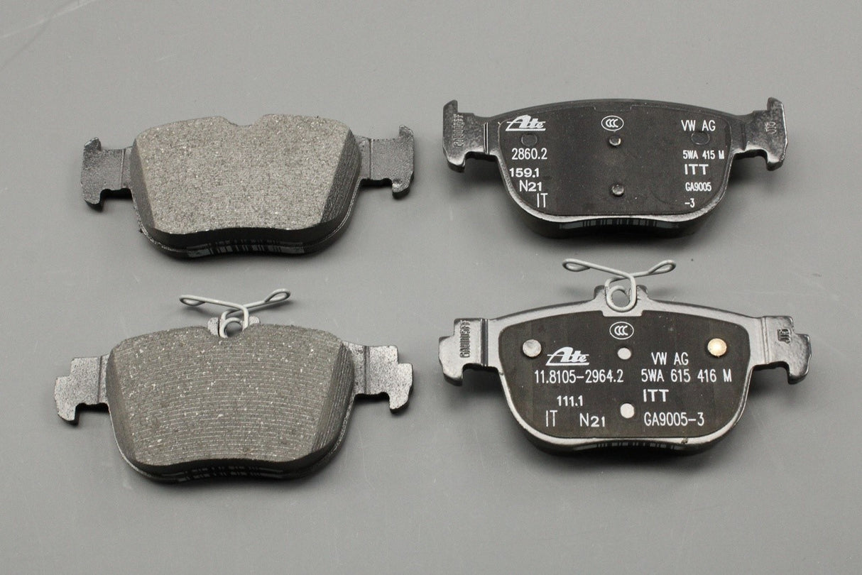 VW Golf MK8 Audi A3 Skoda SEAT Leon 2020-on brake pads (rear) 5WA698451E
