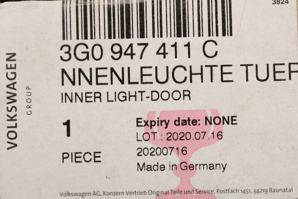 VW Passat Arteon Tiguan Touareg door warning light 3G0947411C