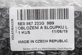 Skoda Octavia 2013-17 Left A-pillar trim satin black 5E0867233G 9B9