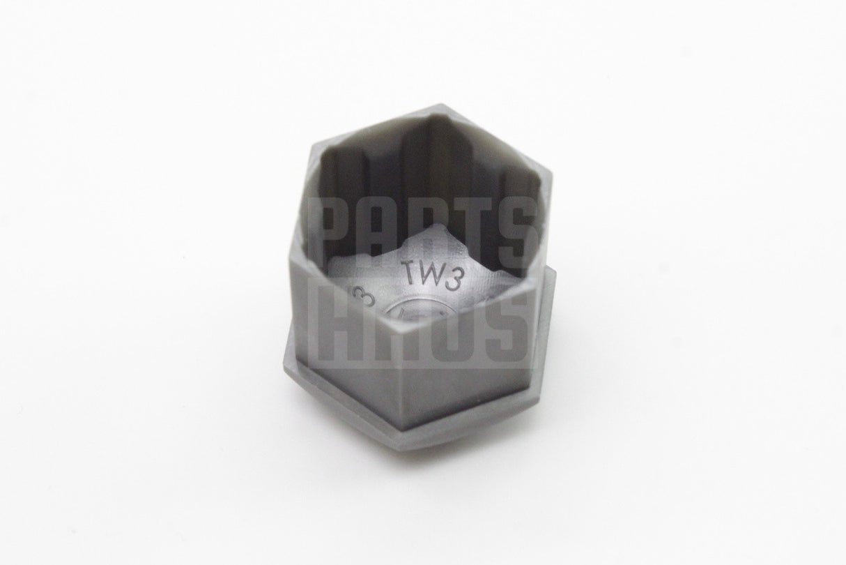 Skoda accessory 17mm grey wheel bolt cover cap set (x20) 000071215P UZ7