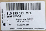 Skoda Yeti 5L 2010-13 tailgate boot lid badge (rear) 5L0853621 MEL