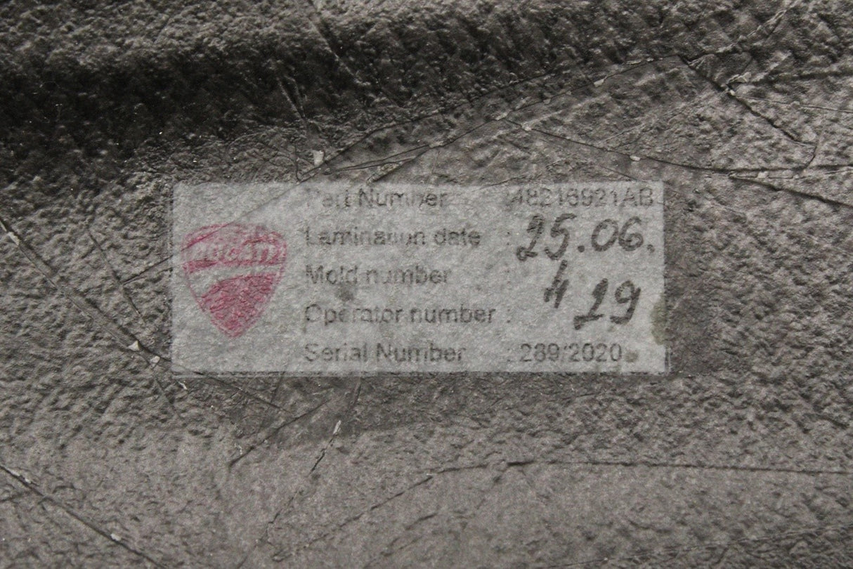 Ducati Panigale Superleggera V4 2021 lower rear tail fairing 48216921AB