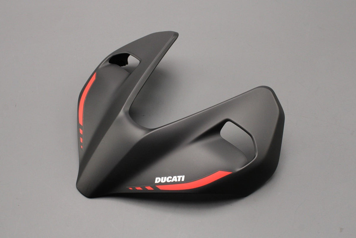 Ducati Streetfighter V4 SP 2022-on black headlight cover 4801B161AE, view 1