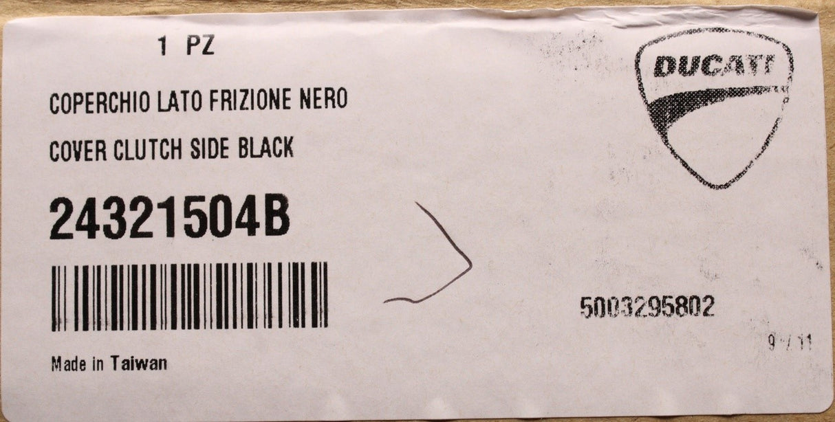Ducati XDiavel S 2016-22 black clutch cover 24321504B