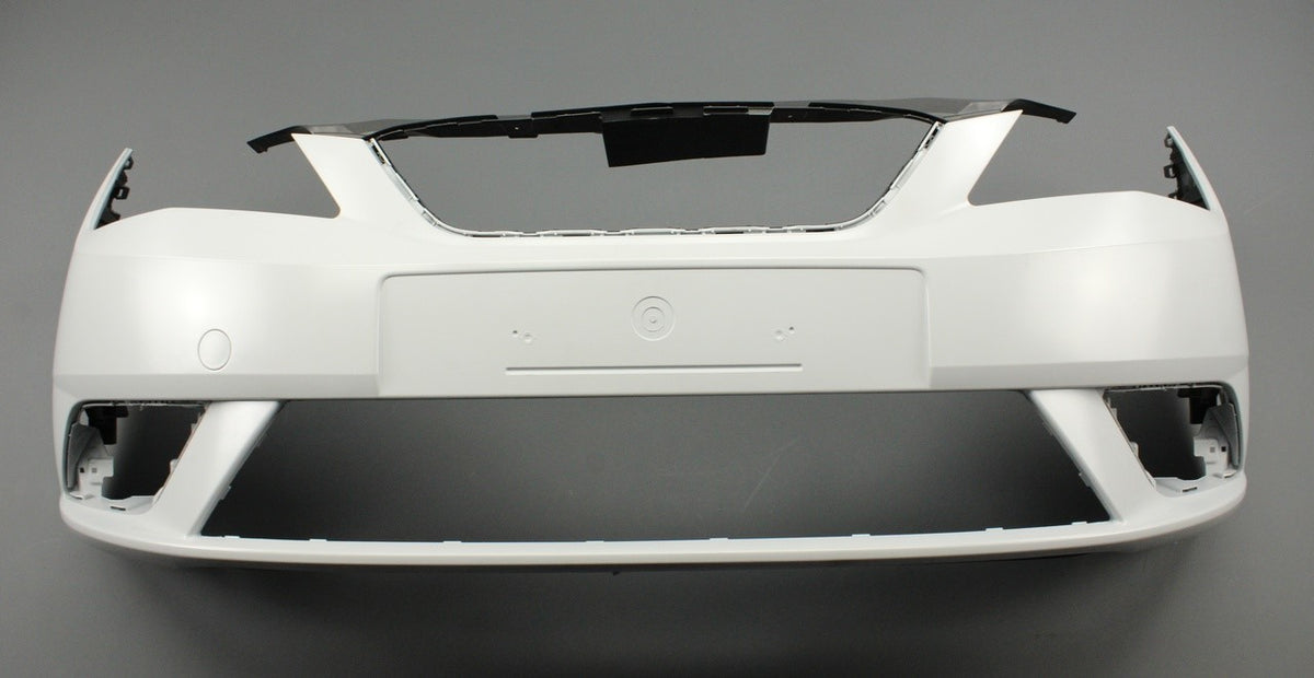 SEAT Ibiza 2016-2017 front bumper cover (primed) 6P0807217HB GRU, view 1