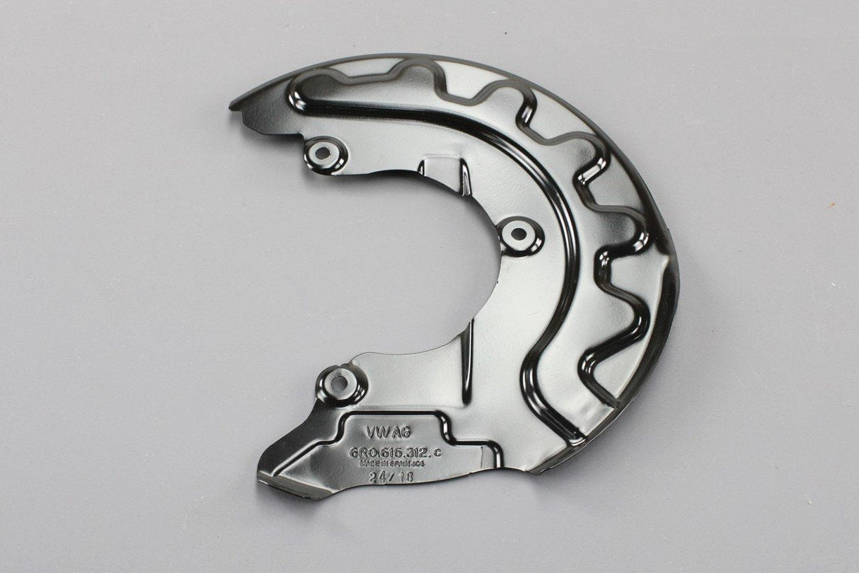 VW Polo A1 Fabia Ibiza front brake disc dust shield (right) 6R0615312C