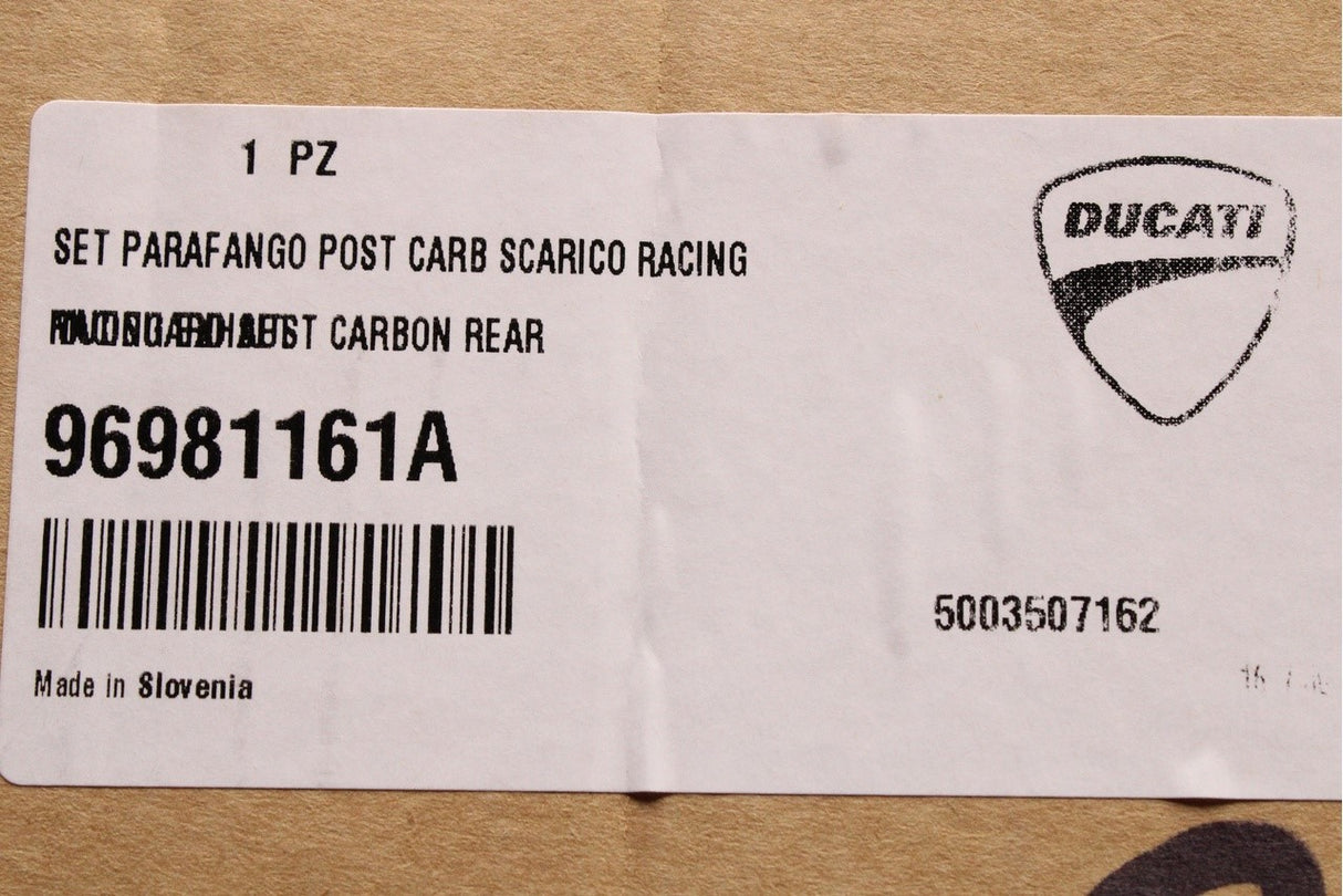 Ducati Panigale Streetfighter V4/S carbon fibre rear mudguard 96981161A