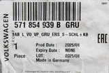 VW Tiguan 2024-on front lower door moulding (left) 571854939B GRU